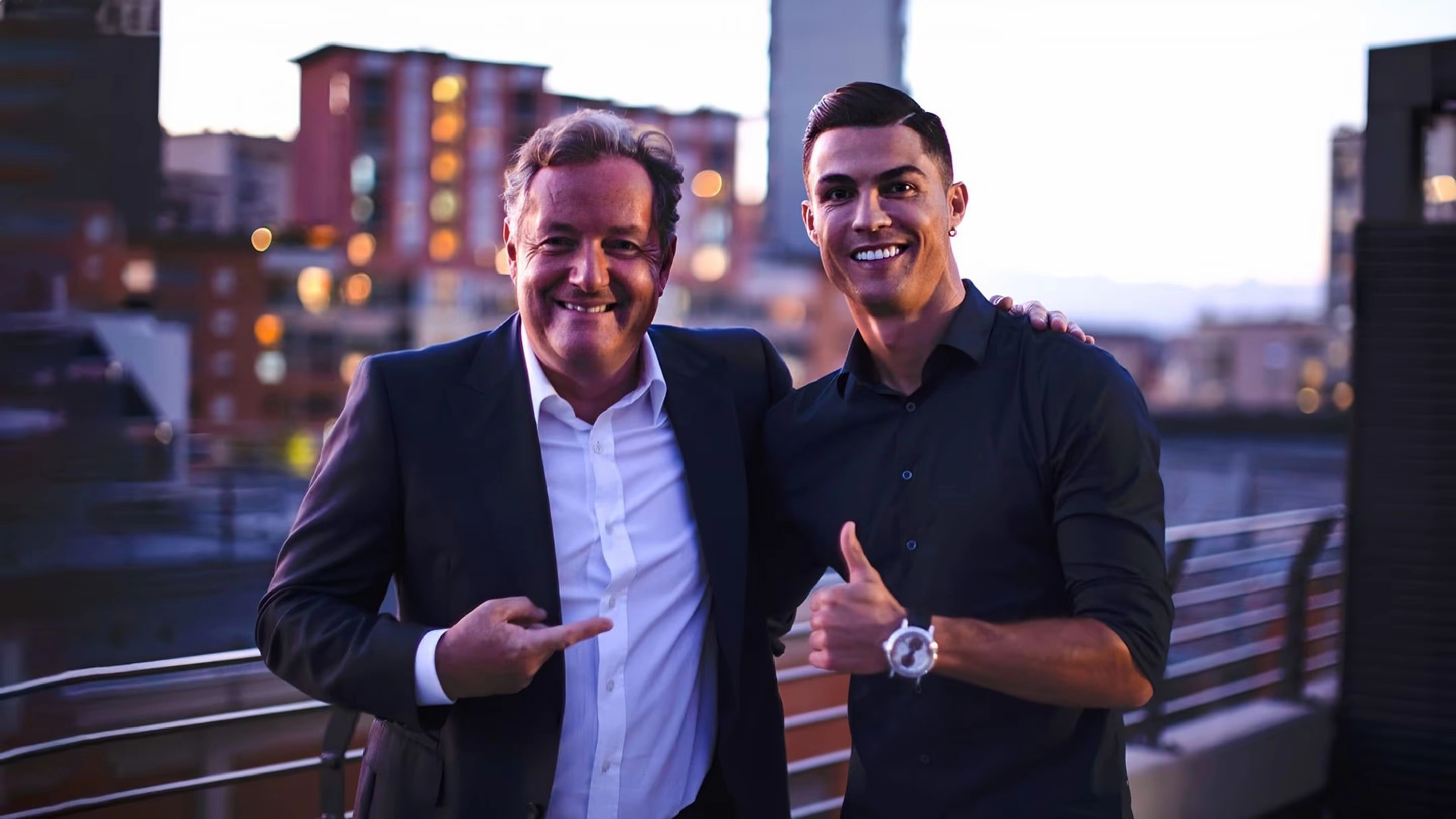  Cristiano Ronaldo Meets Piers Morgan 